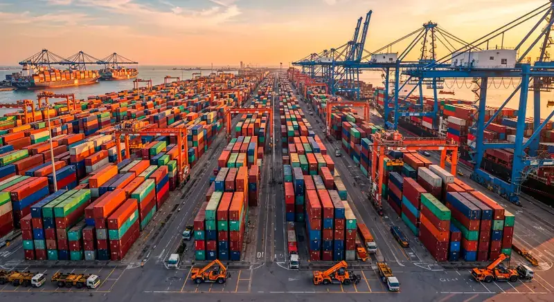 Layanan pengiriman kargo laut prioritas atau Sea Freight Express