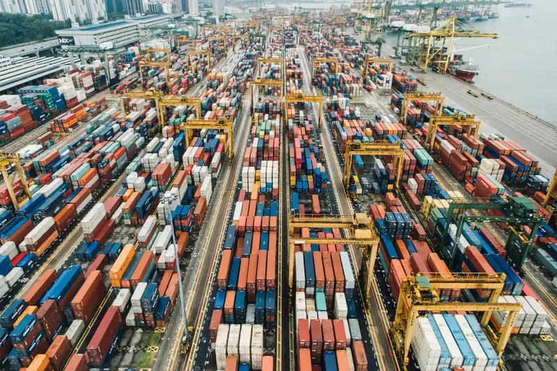 Kapal kargo laut untuk pelacakan kiriman import